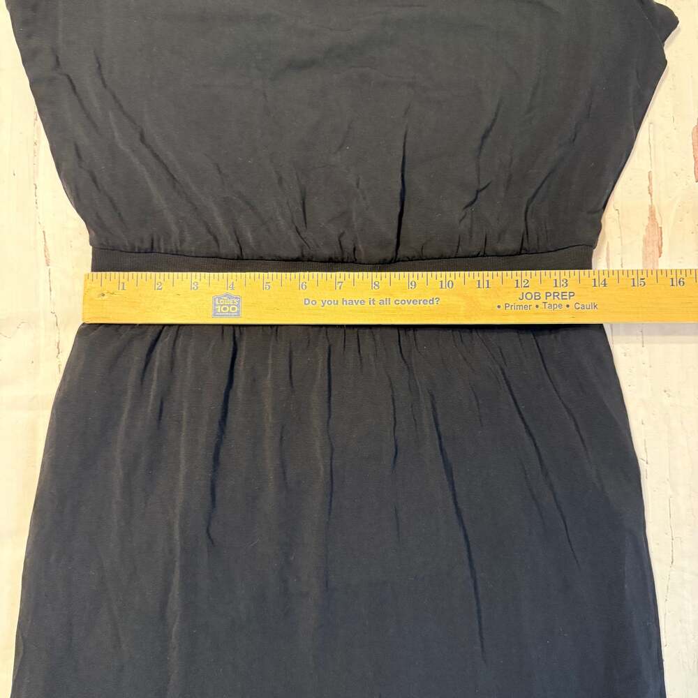 Athleta Dress Classic Sleeveless Blouson Black Size Medium Clean Girl - Picture 8 of 9